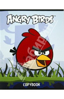 Тетрадь Angry Birds, 48 листов, клетка (48Т5флВ1).