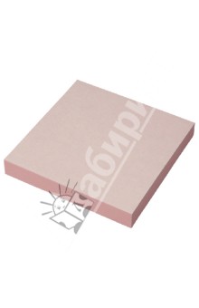 Клейкая бумага для заметок. 76х76 мм. Цвет: пастельный розовый (PF-7676-12).