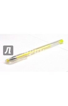 Ручка гелевая желтая (HJR-500H).