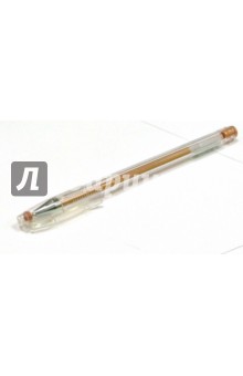 Ручка гелевая оранжевая металлик (HJR-500GSM).