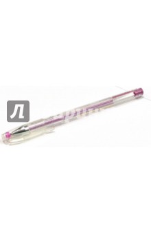 Ручка гелевая розовая металлик (HJR-500GSM).