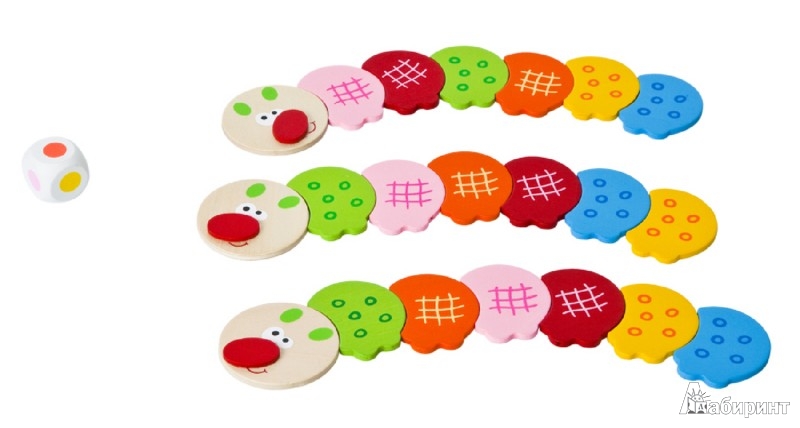 Иллюстрация 1 из 10 для Дорожные игры. Разноцветные гусенички (76123) | Лабиринт - игрушки. Источник: Лабиринт