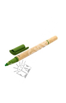 Шариковая ручка с зеленым маркером (070070).