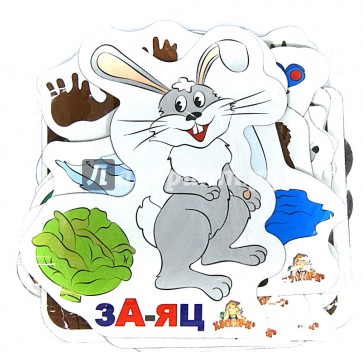 Магнитный набор "Животные", в ассортименте (М-04)