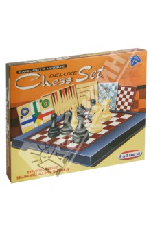 Игра Шахматы 6 в 1, в коробке 26,5**21*2,5 см (2608-6).