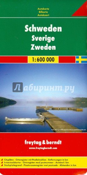 Schweden. 1:600 000