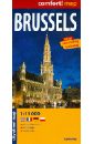 Brussels. 1:11 000 map of the united states transportation tourism chinese english large scale full scale us districts detailed map of major street