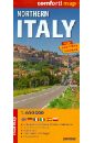 Northern Italy. 1:650 000 italy south 1 500 000