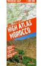 High Atlas Morocco. Trekking Map. 1:100 000 germany motorway map 1 500 000