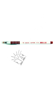 Ручка шариковая красная, 0,7 мм (TZ 1076красн.).