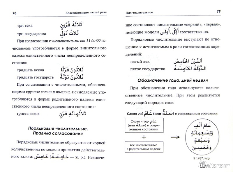Грамматика арабского языка для начинающих в таблицах и схемах