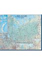 Северо-Западный Федеральный округ. Настенная карта атлас принт складная карта автодорог центрального федерального округа