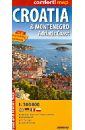 Croatia and Montenegro. Adriatic Coast 1:300 000 baranova atlas of imaginary places
