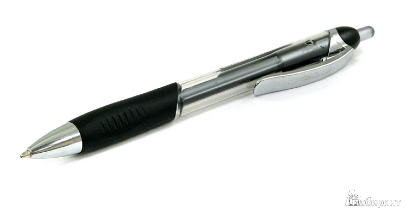 Иллюстрация 1 из 3 для Ручка автоматическая масляная "TrueColor Hyper" (1.0 мм, черная)  (BP-990-Ч) | Лабиринт - канцтовы. Источник: Лабиринт