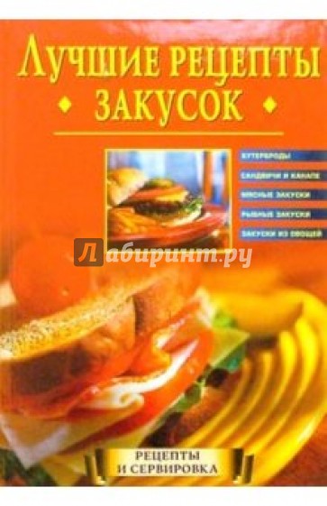 Лучшие рецепты закусок