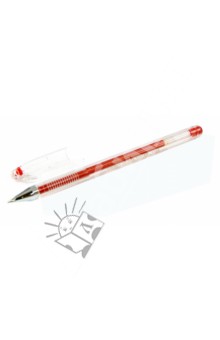 Ручка гелевая красная (HJR-500B).