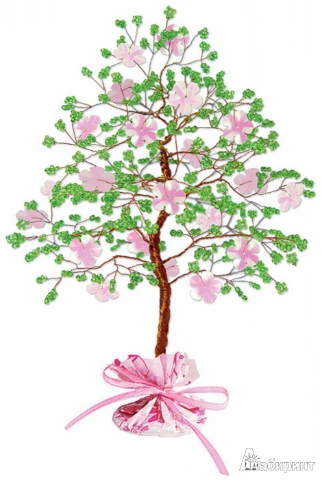 Иллюстрация 1 из 4 для Набор для изготовления бисерного дерева "Яблонька" (АА 46-104) | Лабиринт - игрушки. Источник: Лабиринт