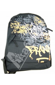 Рюкзак школьный оранжевый Graffiti (13BP-01-ES).