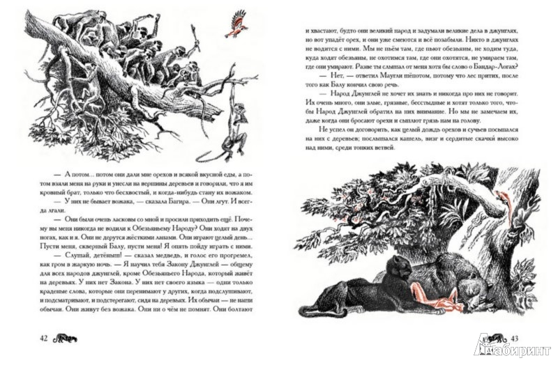 Иллюстрация 9 из 32 для Маугли - Редьярд Киплинг | Лабиринт - книги. Источник: Лабиринт