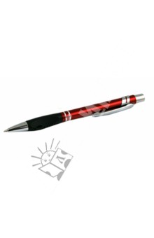 Ручка-автомат шариковая, цвет корпуса красный (A401B1-01).
