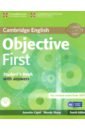 Capel Annete, Sharp Wendy Objective First 4 Edition Student's Book with answers (+CD) capel a sharp w objective proficiency student s book with answers