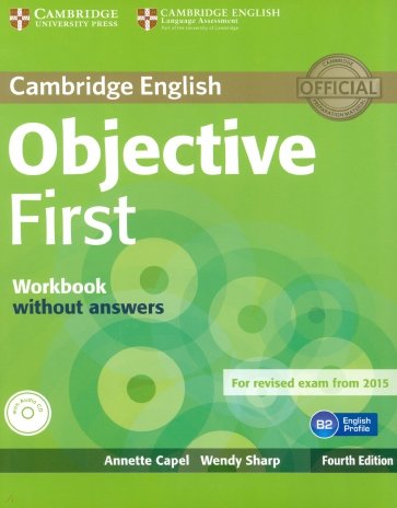 Objective First 4 Edition Workbook  without answers +СD