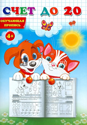 Прописи. Счет до 20. Обучающая пропись