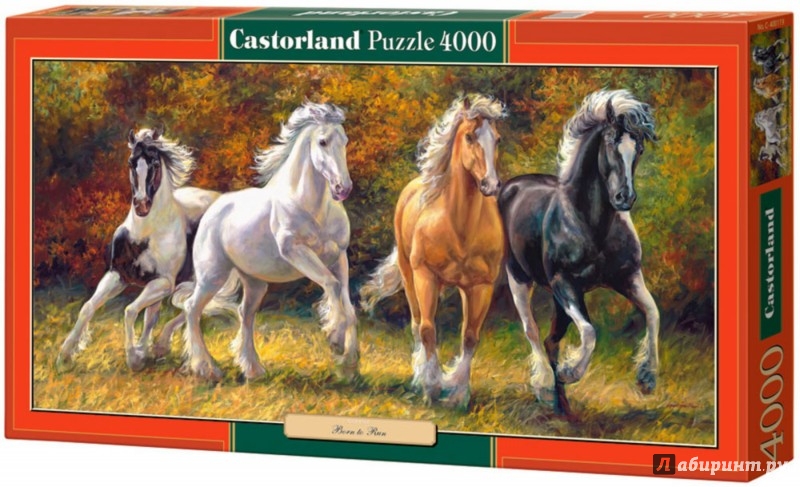 Иллюстрация 2 из 7 для Puzzle-4000 "Лошади" (С-400119) | Лабиринт - игрушки. Источник: Лабиринт