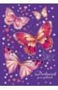 Дневничок для девочек (яркие бабочки, А5, 48 листов) (36191) дневник для девочек сладости 48 листов а5