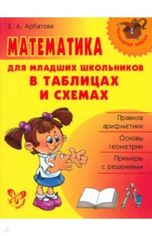 Арбатова Елизавета Алексеевна - Математика для младших школьников в таблицах и схемах