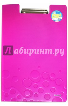 Папка-планшет с внутренним карманом (А4, розовая) (41990023).