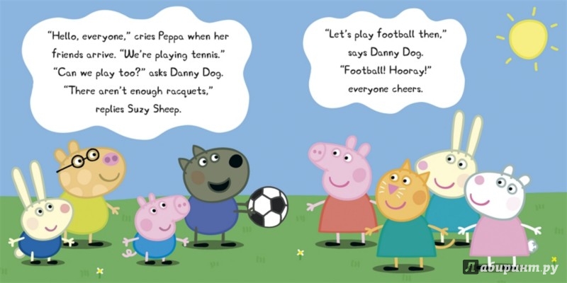 Иллюстрация 3 из 14 для Peppa Plays Football | Лабиринт - книги. Источник: Лабиринт