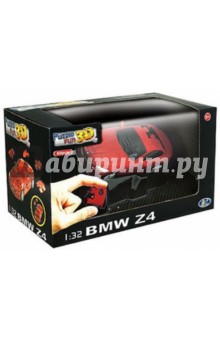 3D модель-пазл BMW Z4 матовый красный (57082).