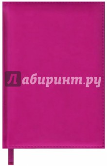 Ежедневник недатированный, Виннер Малиновый, А5, 288 страниц (34243-15).