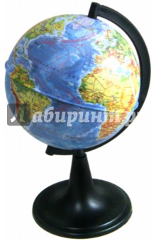 Глобус Земли физический (диаметр 120 ) (ГЗ-210ф).