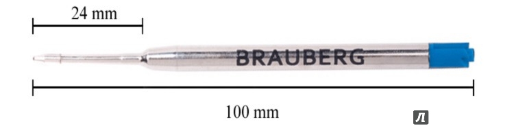 Иллюстрация 3 из 14 для Стержень металлический для автоматических шариковых ручек (синий, 1 мм) (170199) | Лабиринт - канцтовы. Источник: Лабиринт