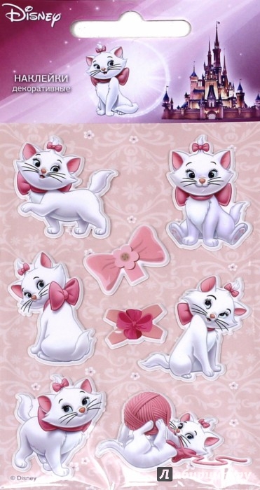Иллюстрация 1 из 17 для Disney зефирные наклейки "Кошки Мари" (DsM09) | Лабиринт - игрушки. Источник: Лабиринт