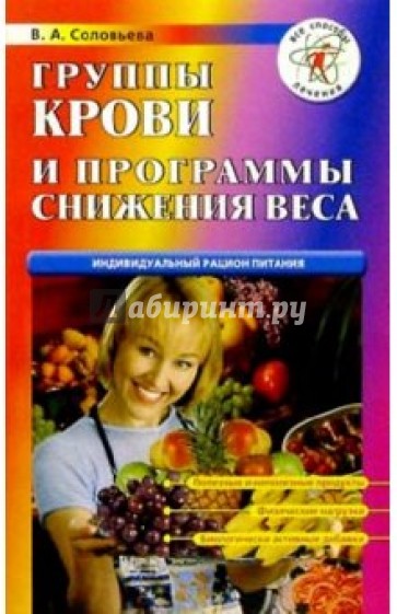 Группы крови и программы снижения веса