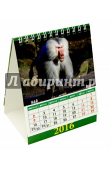 Календарь настольный на 2016 год. Домик. Год обезьяны (10601).
