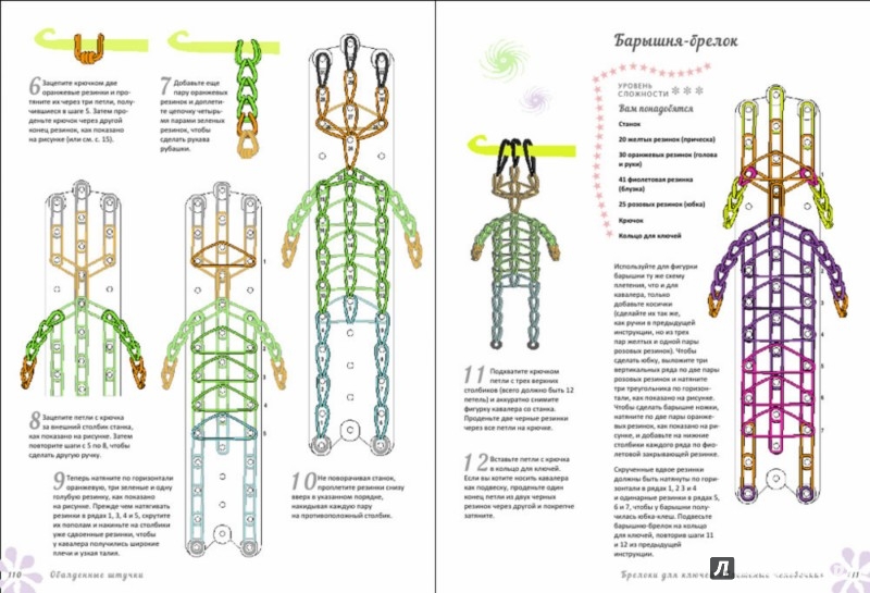 Иллюстрация 4 из 23 для Радужные браслеты из резинок - Люси Хоппинг | Лабиринт - книги. Источник: Лабиринт