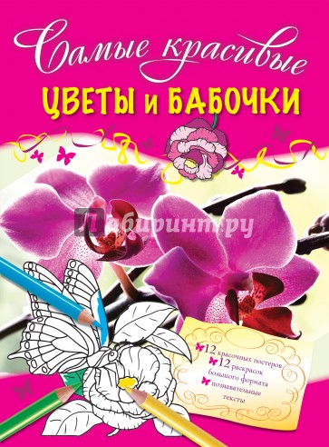 Цветы и бабочки