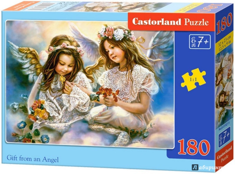 Иллюстрация 1 из 5 для Puzzle-180 "Два Ангела" (В-018215) | Лабиринт - игрушки. Источник: Лабиринт