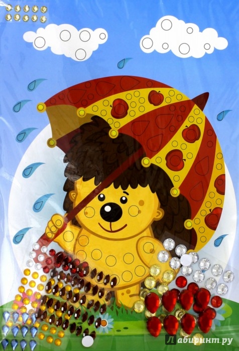 Иллюстрация 1 из 2 для Набор для детского творчества "Сказочные самоцветы". Ёжик (ANMT-50) | Лабиринт - игрушки. Источник: Лабиринт