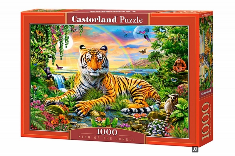 Иллюстрация 1 из 7 для Puzzle-1000 "Король джунглей" (C-103300) | Лабиринт - игрушки. Источник: Лабиринт