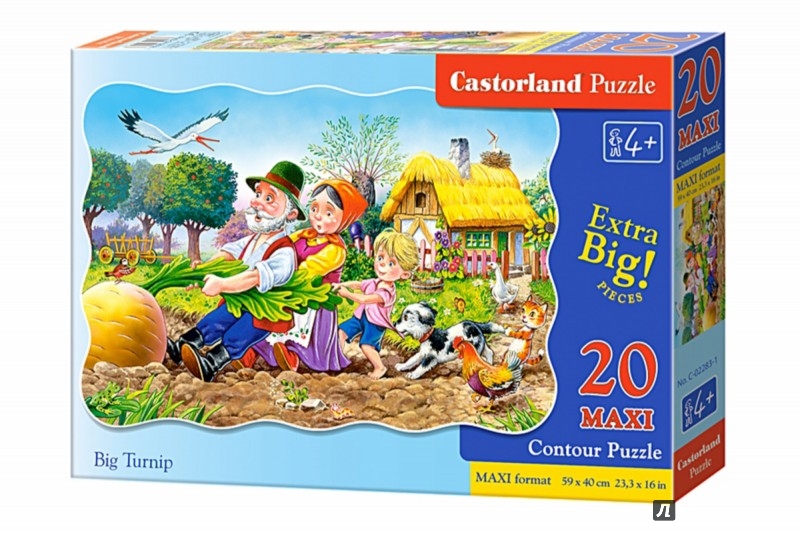 Иллюстрация 1 из 14 для Puzzle-20 MAXI "Большая репка" (С-02283) | Лабиринт - игрушки. Источник: Лабиринт