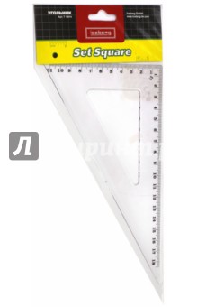 Треугольник 11х18 см, прозрачный пластик (T 16014).