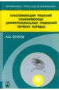 Классификация решений обыкновенных дифференциальных управлений первого порядка - Егоров Александр Иванович