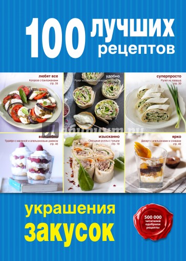 100 лучших рецептов украшения закусок