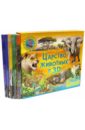 Царство животных в 3D. Комплект из 5-ти книг (+стереоочки) конструктор картонный 3d книга аэроплан путешествуй изучай и исследуй