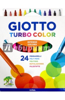 Фломастеры  TURBO COLOR 24 цвета (41500).